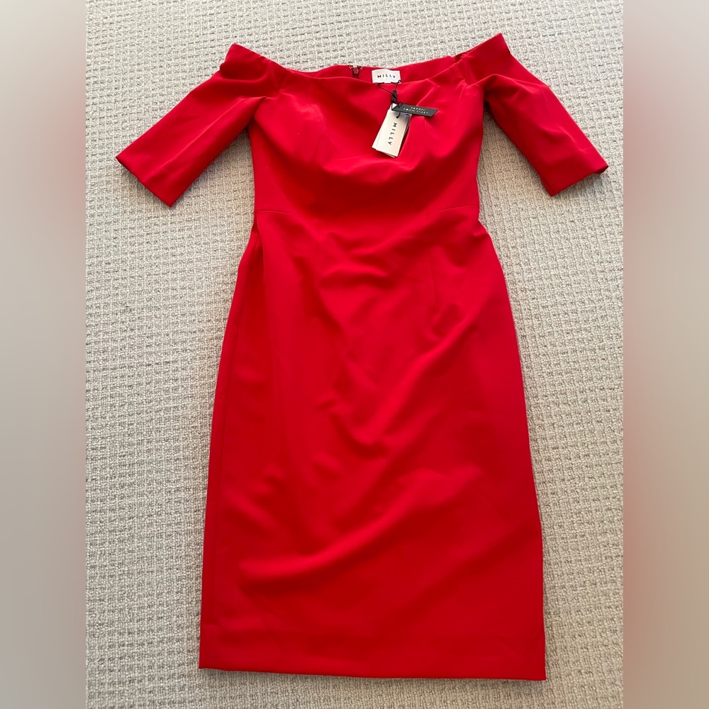 NWT Milly Off the Shoulder Party Dress